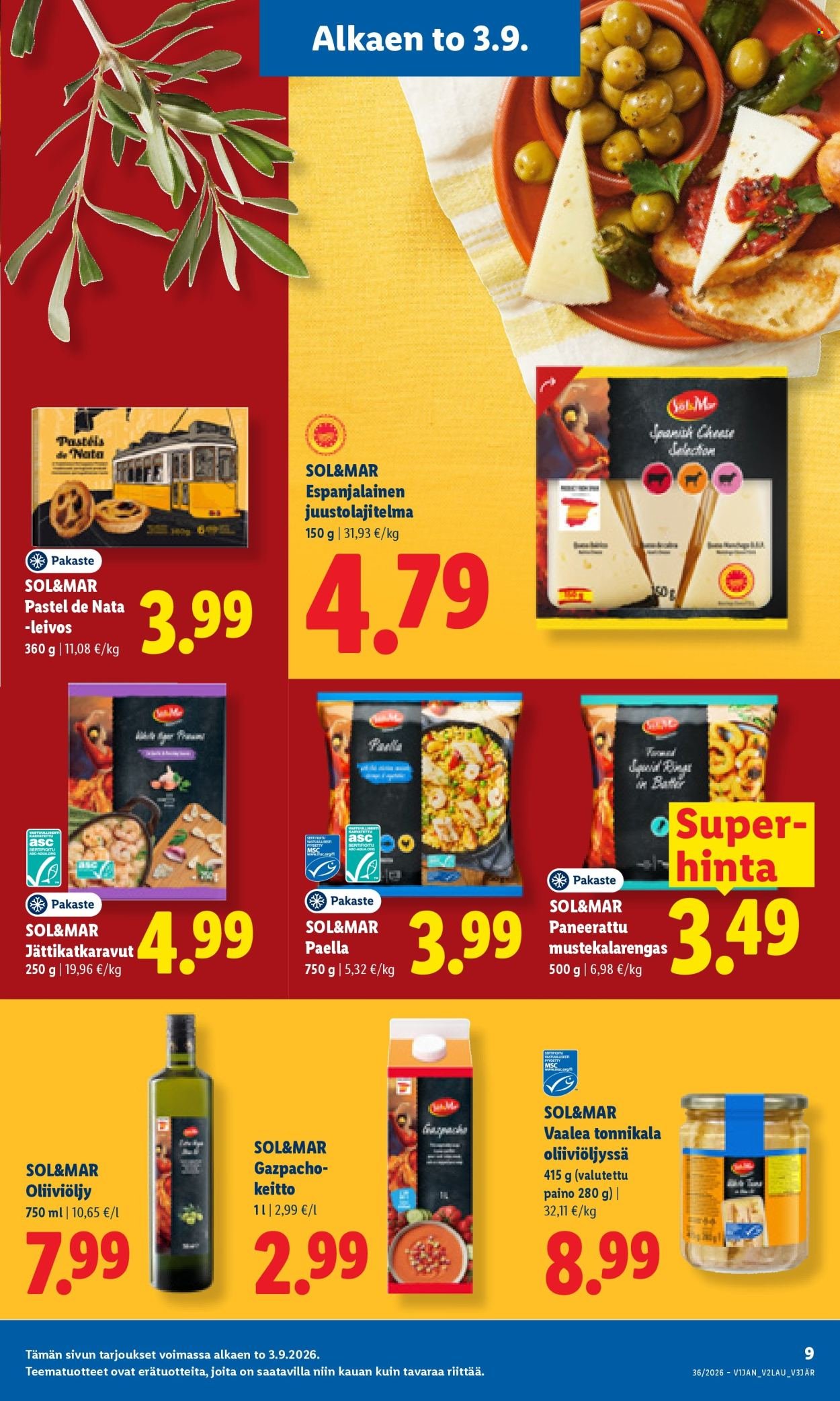 LIDL tarjoukset - Alkaen TO 3.9.2026