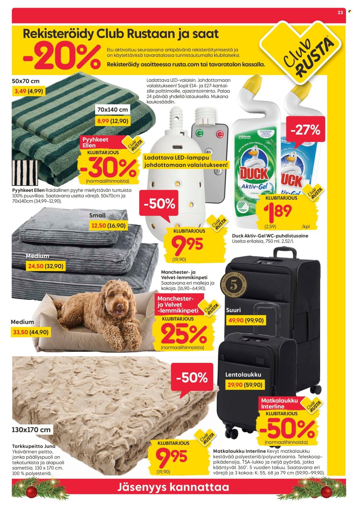 RUSTA tarjoukset - Alkaen MA 8.12.2025