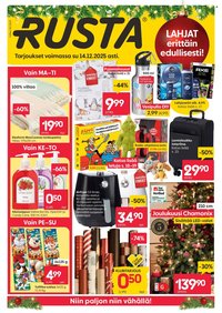 RUSTA tarjoukset - Alkaen MA 8.12.2025