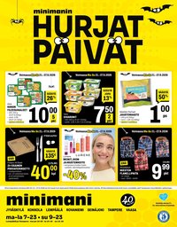MINIMANI tarjoukset - Alkaen MA 21.9.2026