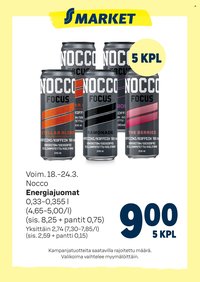 S-MARKET tarjoukset - Nocco