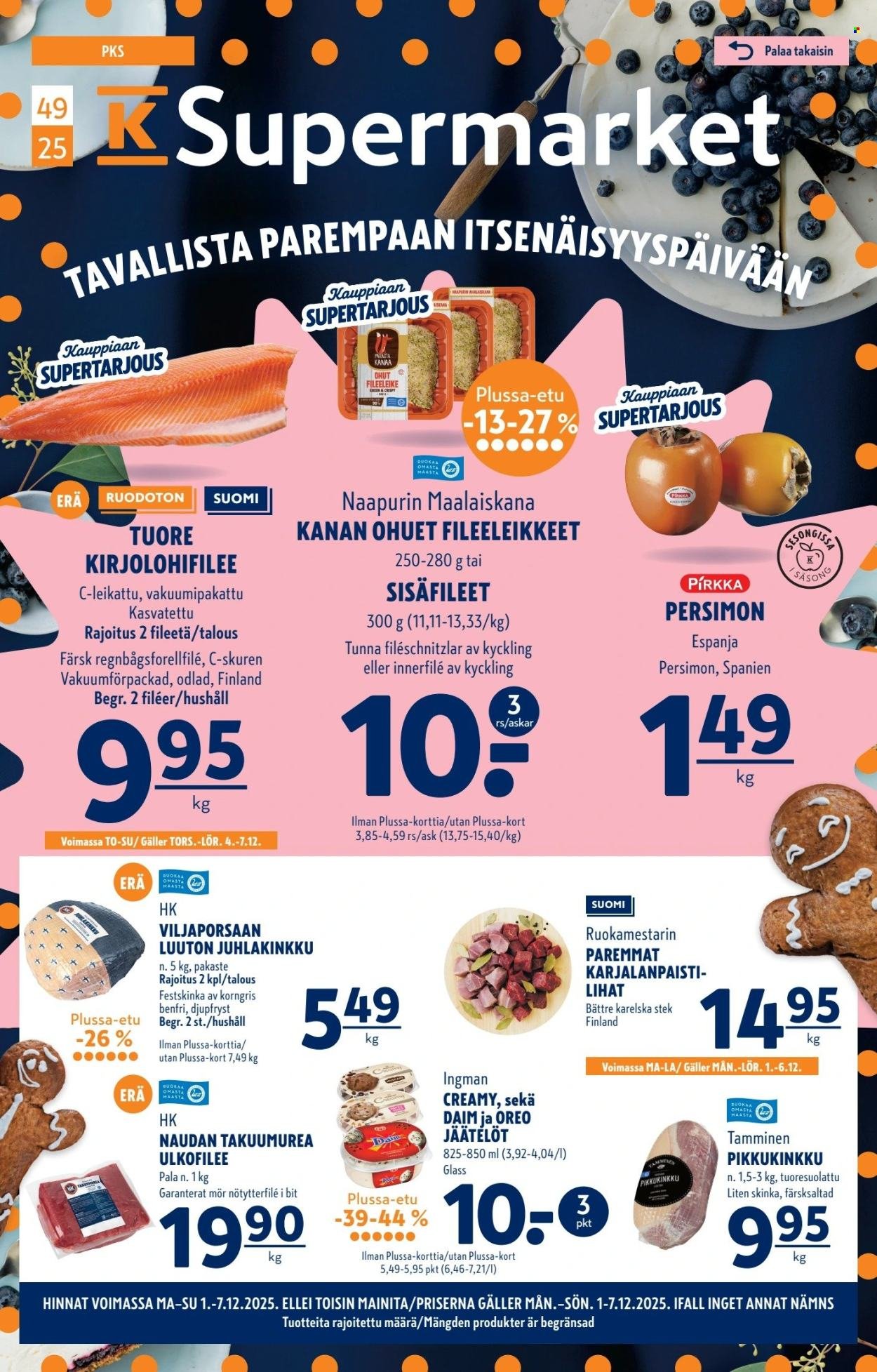 K-SUPERMARKET tarjoukset - Tavallista parempaan itsenäisyyspäivään