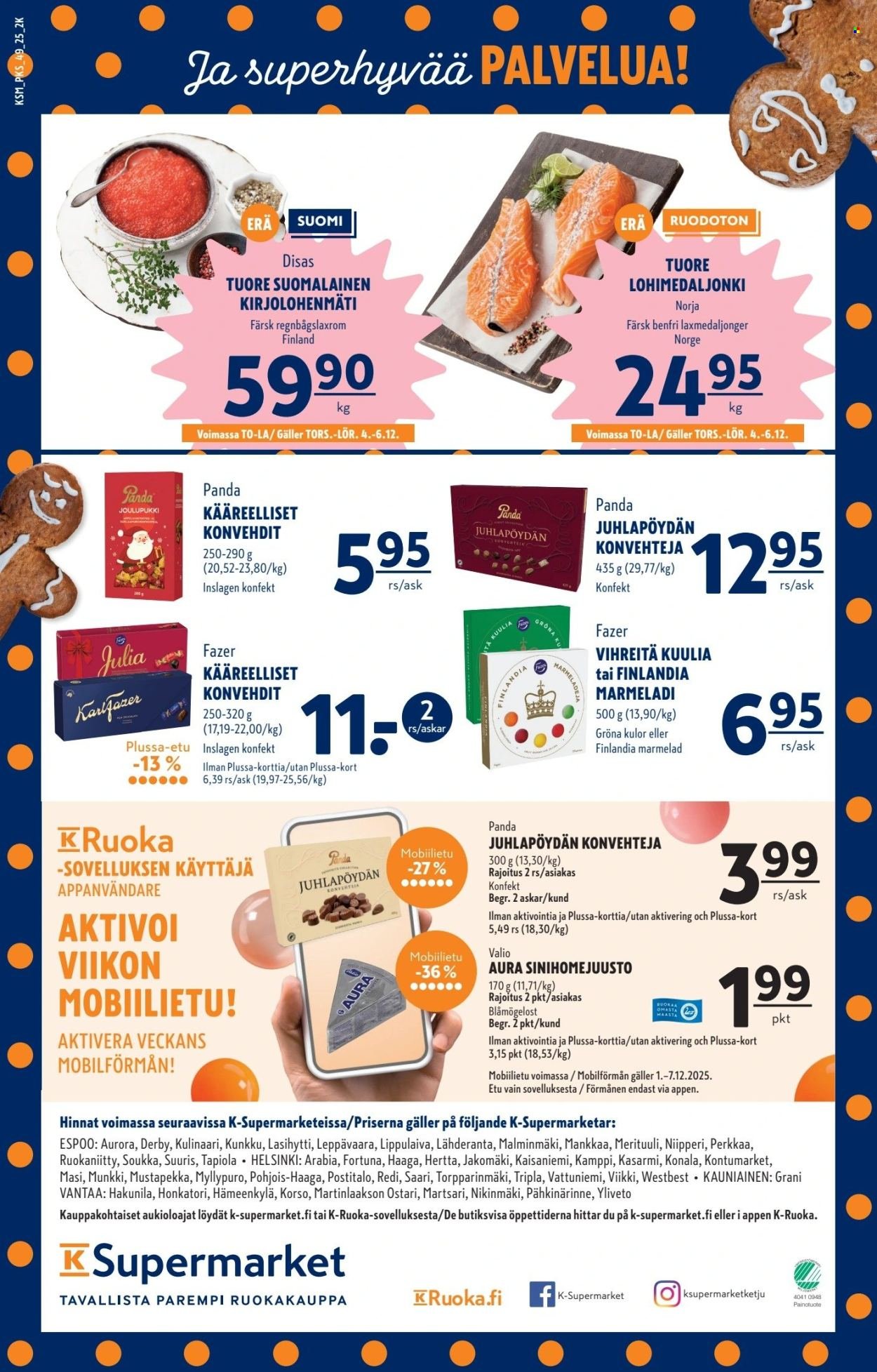 K-SUPERMARKET tarjoukset - Tavallista parempaan itsenäisyyspäivään