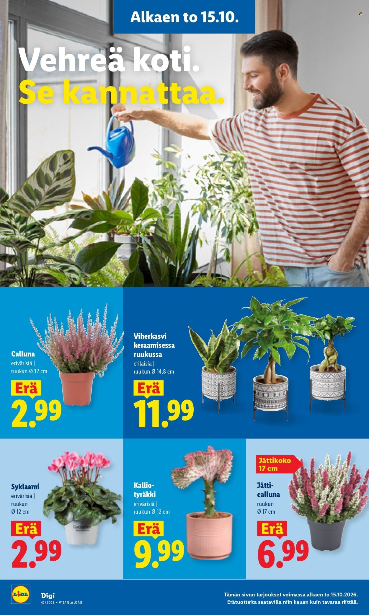 LIDL tarjoukset - Alkaen TO 15.10.2026