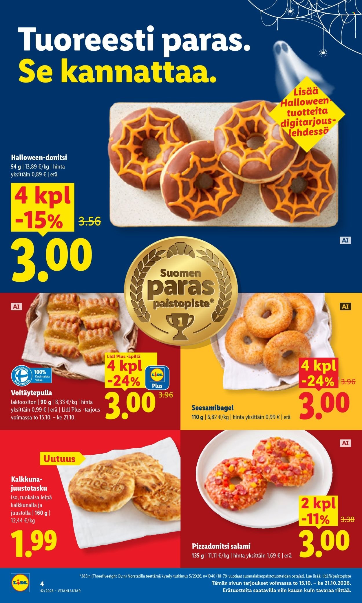 LIDL tarjoukset - Alkaen TO 15.10.2026
