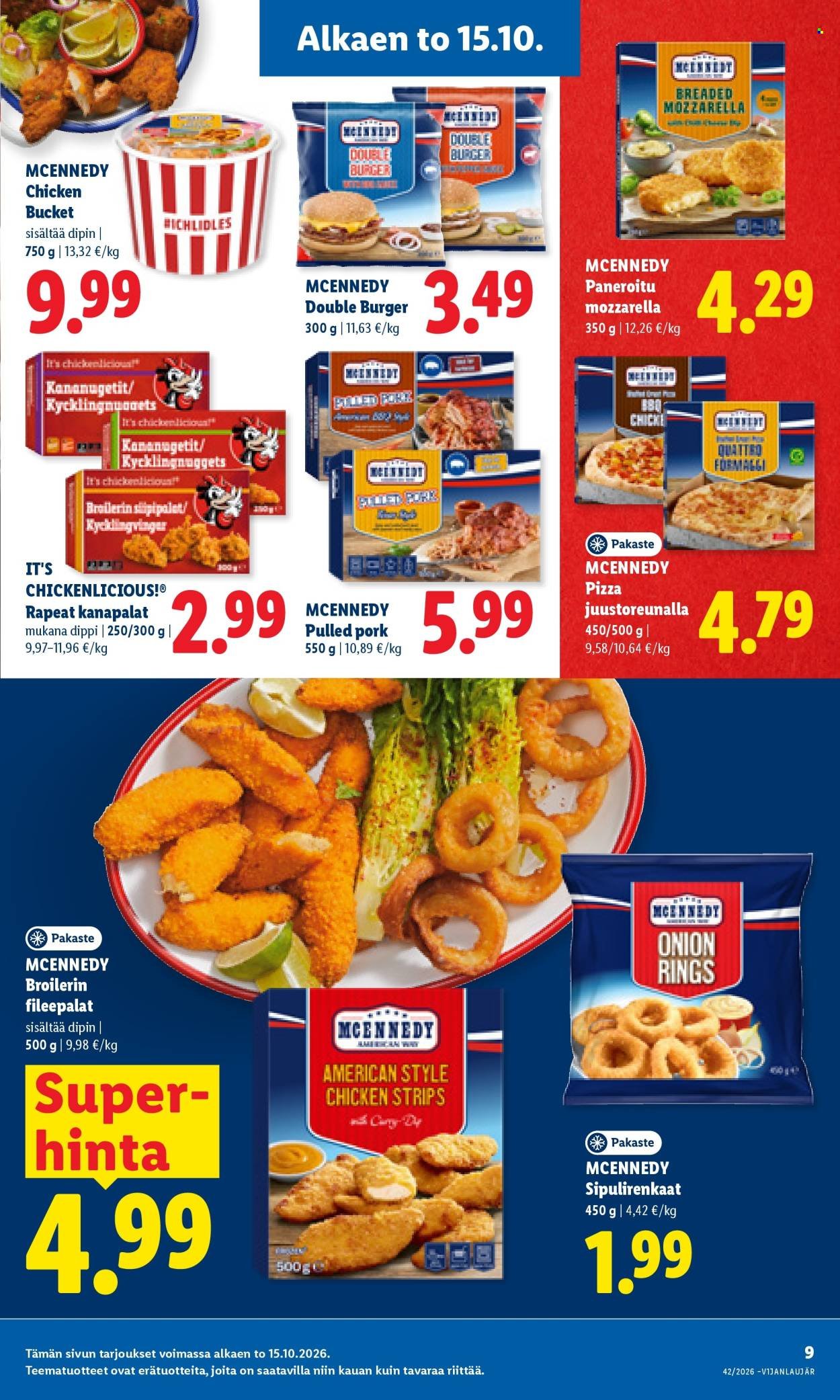 LIDL tarjoukset - Alkaen TO 15.10.2026