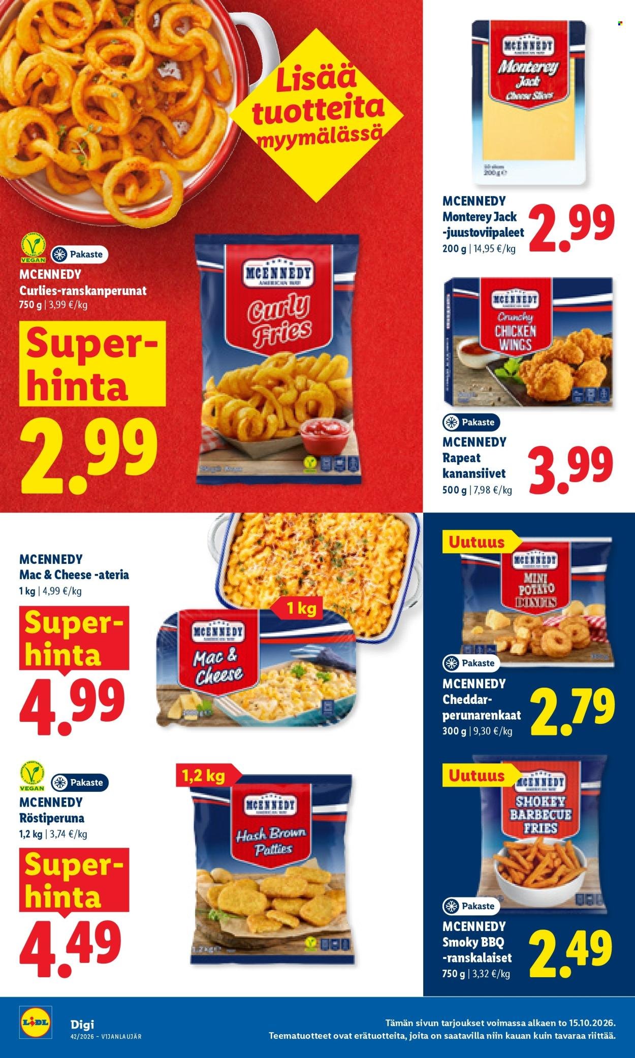LIDL tarjoukset - Alkaen TO 15.10.2026