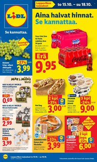 LIDL tarjoukset - Alkaen TO 15.10.2026