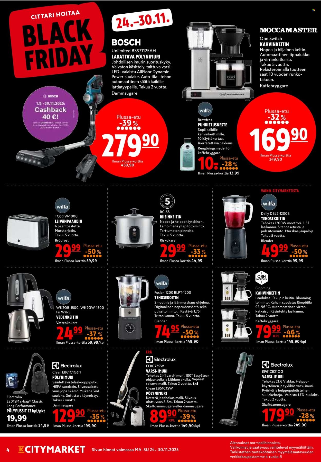 K-CITYMARKET tarjoukset - Alkaen MA 24.11.2025