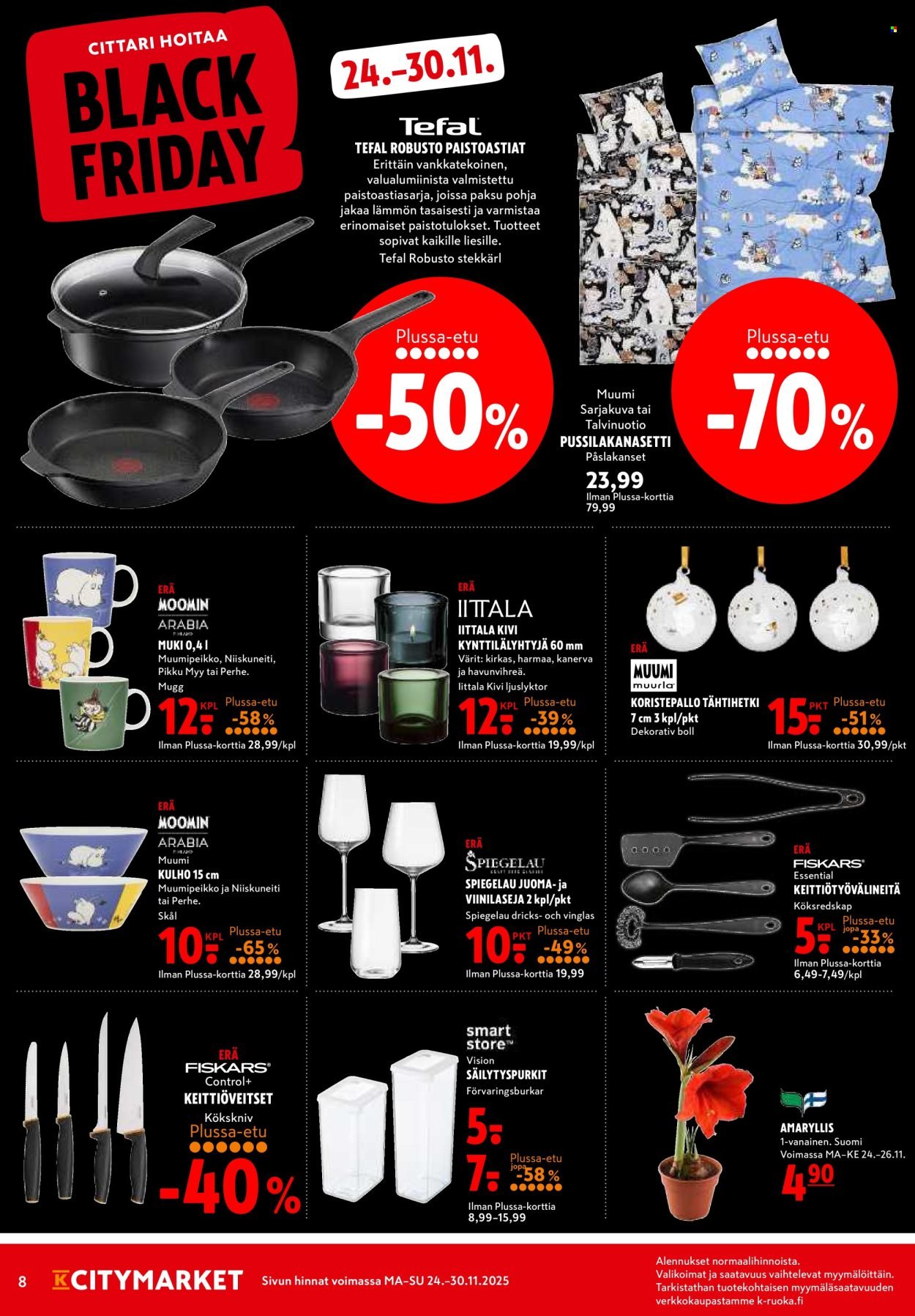 K-CITYMARKET tarjoukset - Alkaen MA 24.11.2025