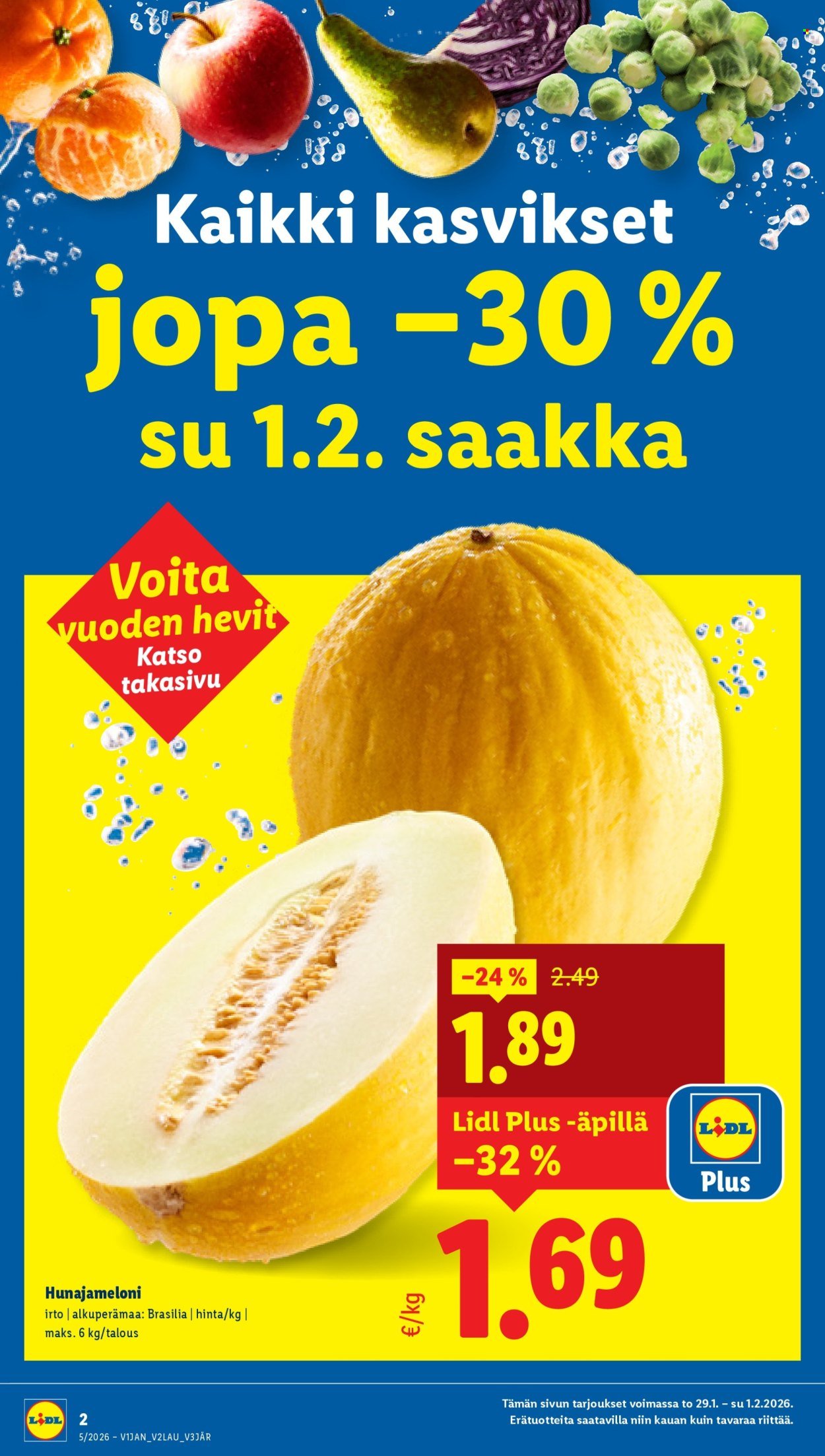 LIDL tarjoukset - Alkaen TO 29.1.2026
