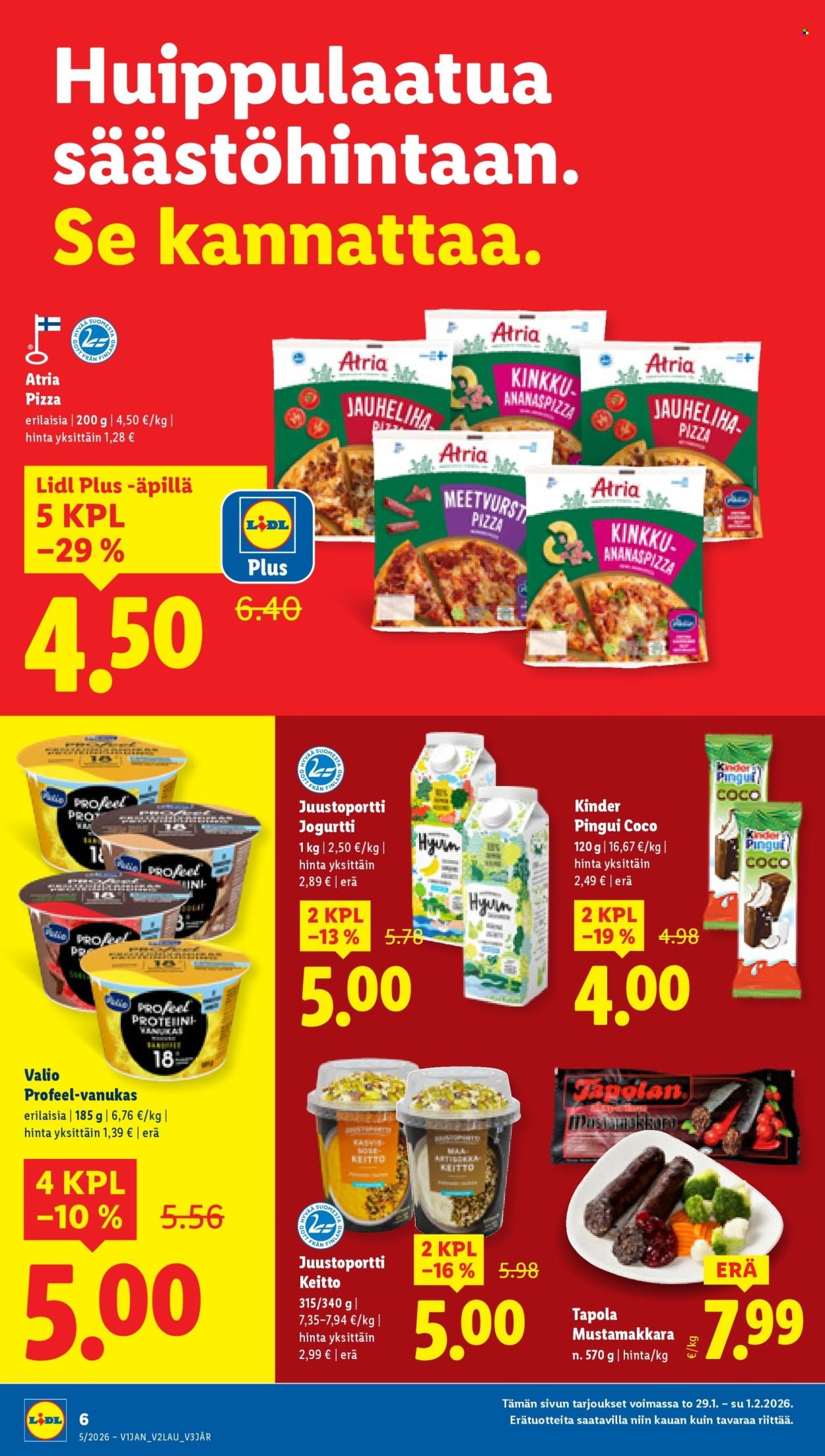 LIDL tarjoukset - Alkaen TO 29.1.2026