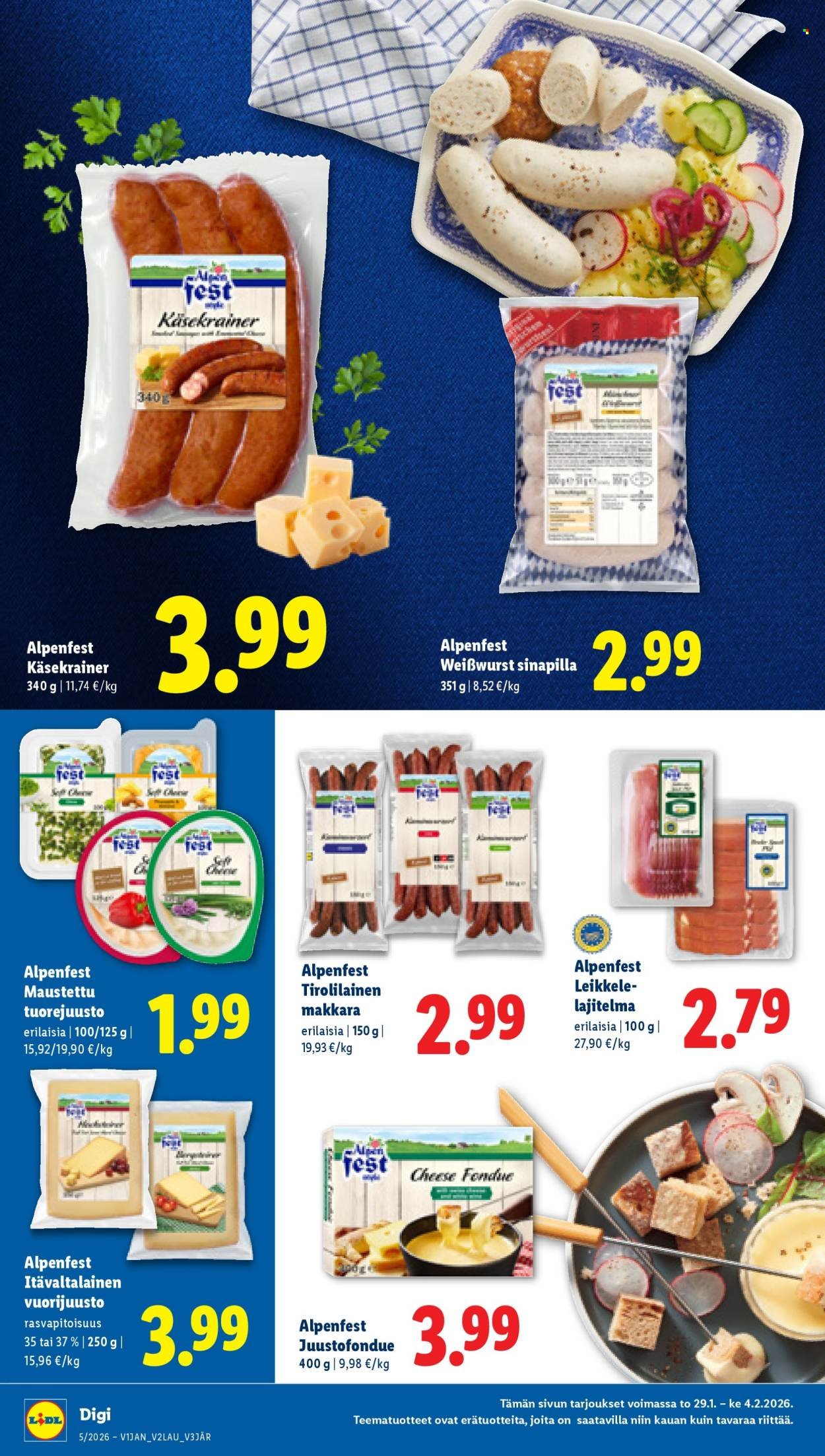 LIDL tarjoukset - Alkaen TO 29.1.2026