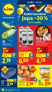 LIDL tarjoukset - Alkaen TO 29.1.2026