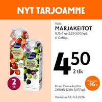 K-MARKET tarjoukset - Alkaen TO 1.1.2026