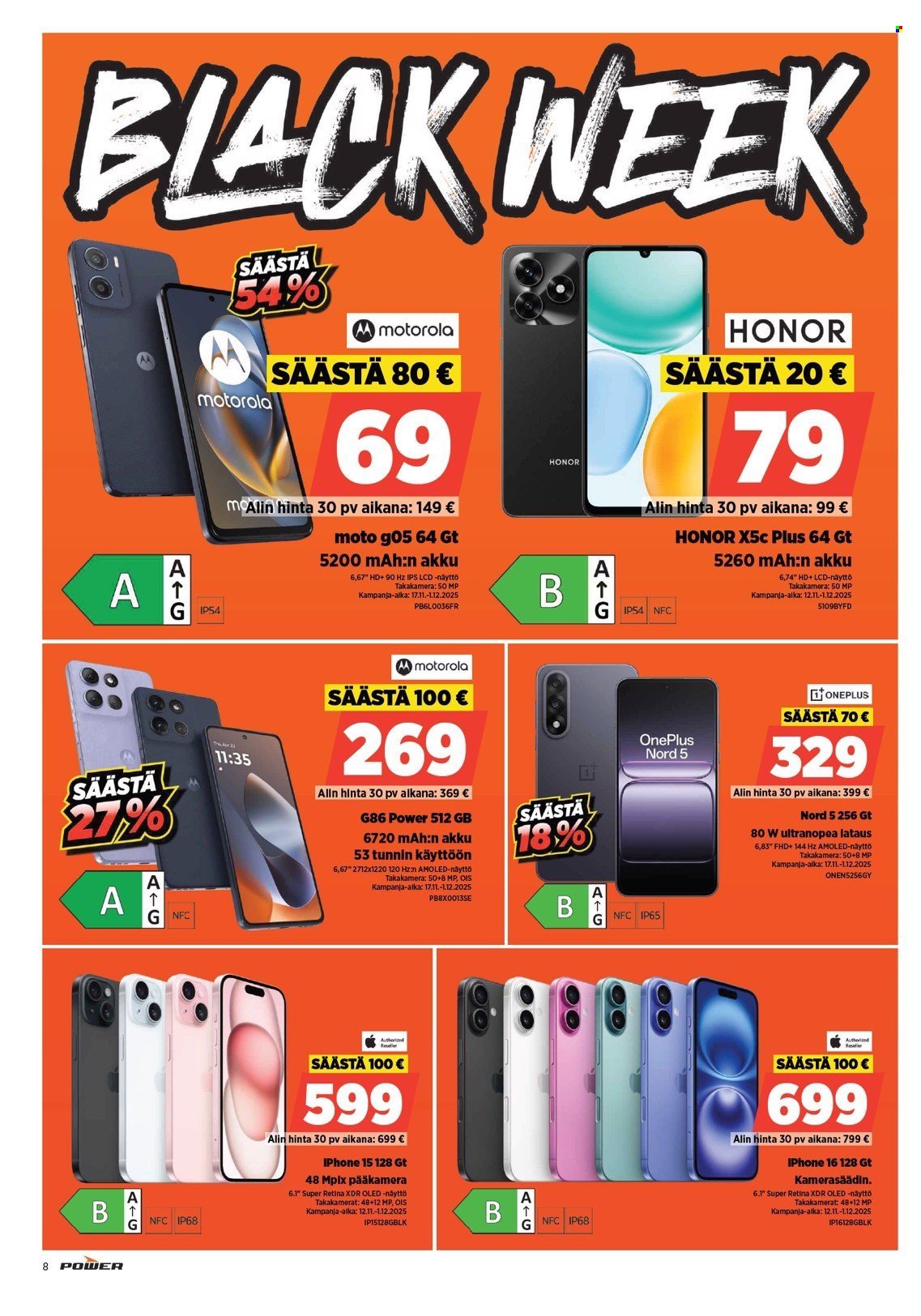 POWER tarjoukset - Marraskuu 2025 (2025-11-16)