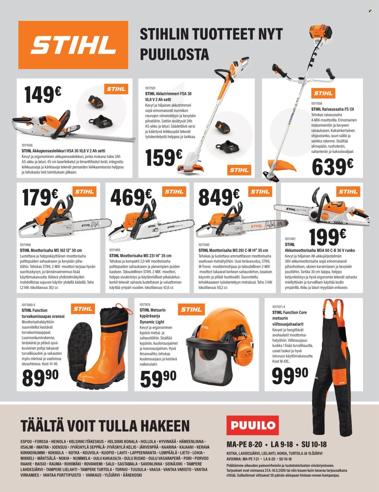 PUUILO tarjoukset - Puuiloa kaikkeen arkeen
