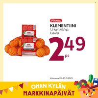 K-MARKET tarjoukset - Alkaen TO 20.11.2025