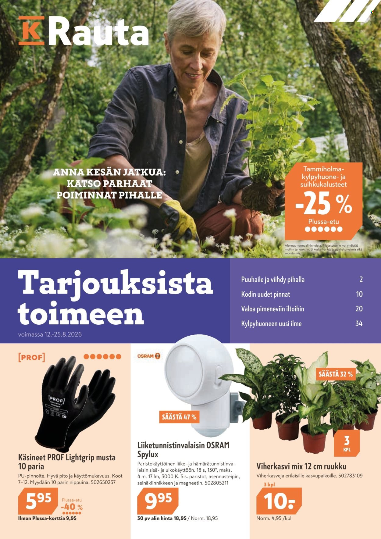 K-RAUTA tarjoukset - Tarjouksista toimeen