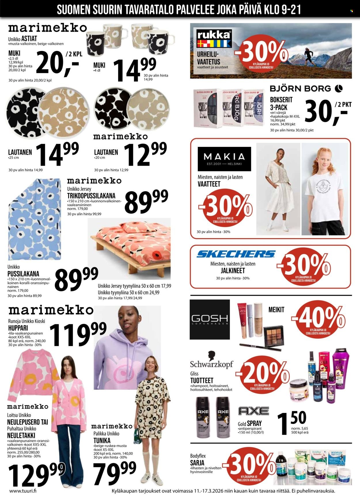 TUURI tarjoukset - Alkaen KE 11.3.2026
