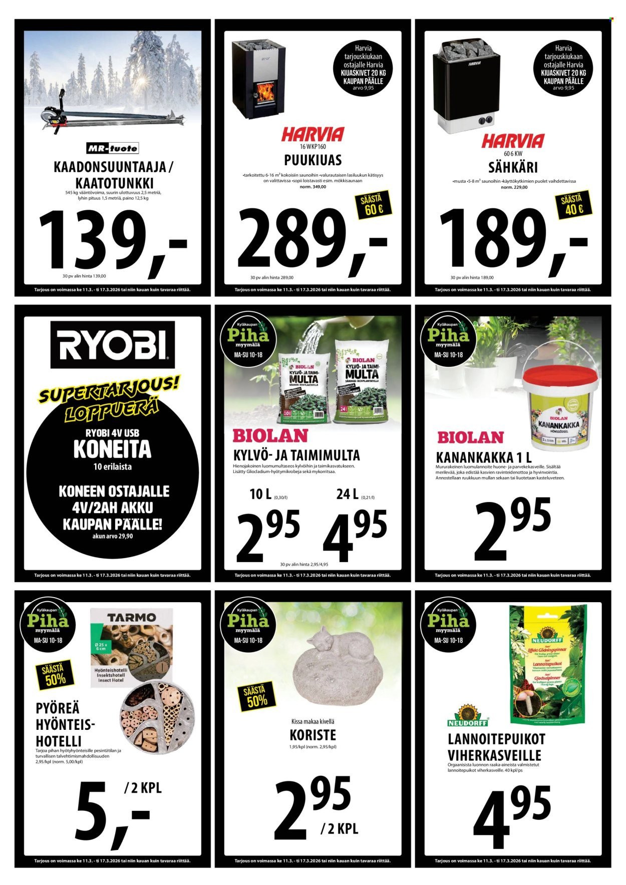 TUURI tarjoukset - Alkaen KE 11.3.2026