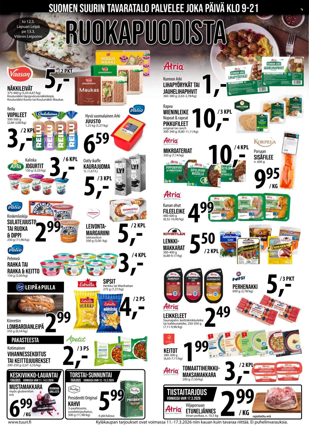 TUURI tarjoukset - Alkaen KE 11.3.2026