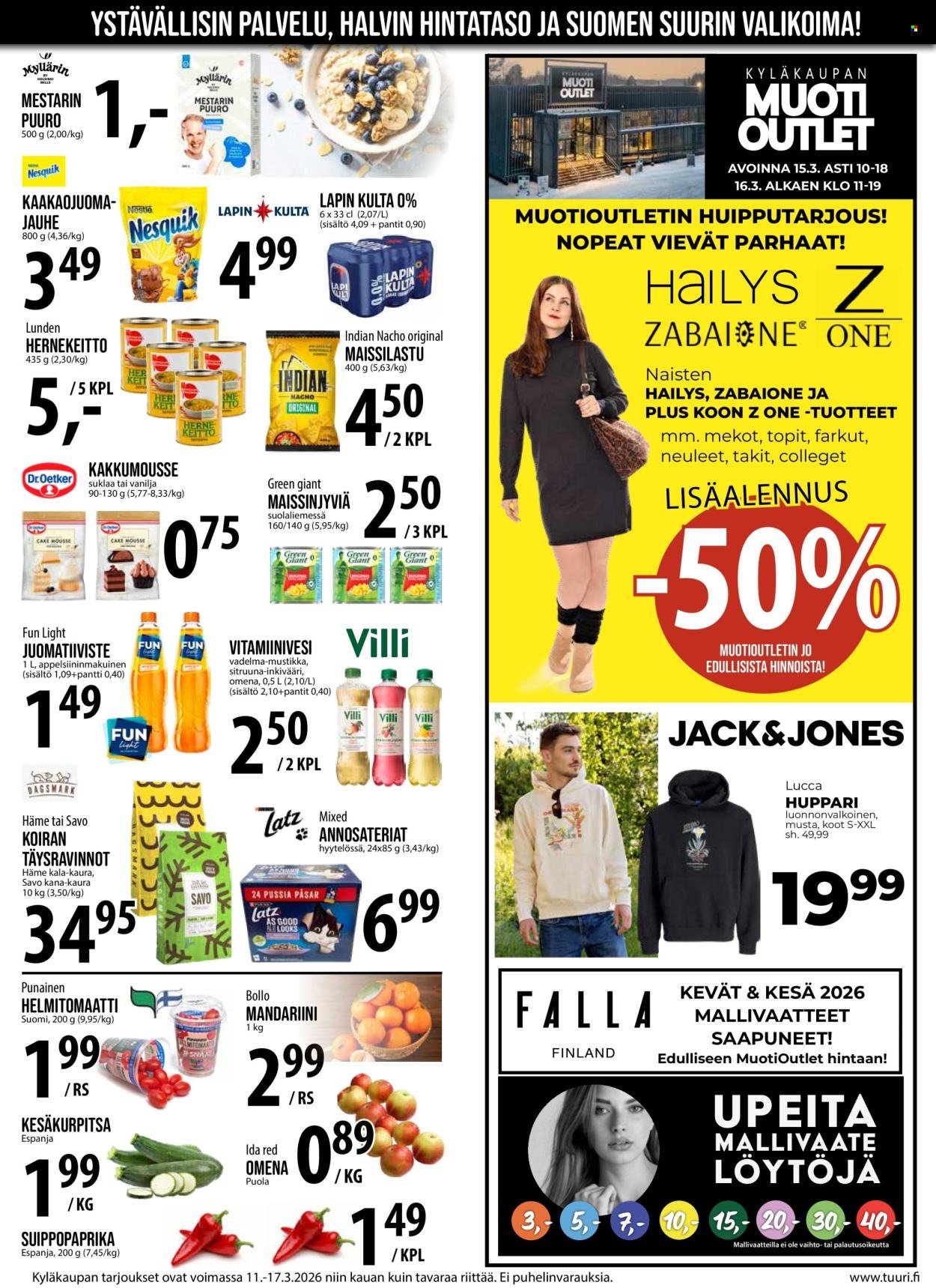 TUURI tarjoukset - Alkaen KE 11.3.2026