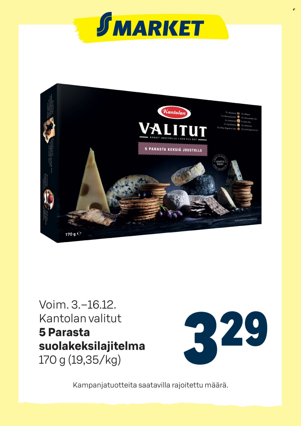 S-MARKET tarjoukset - Kantolan valitut