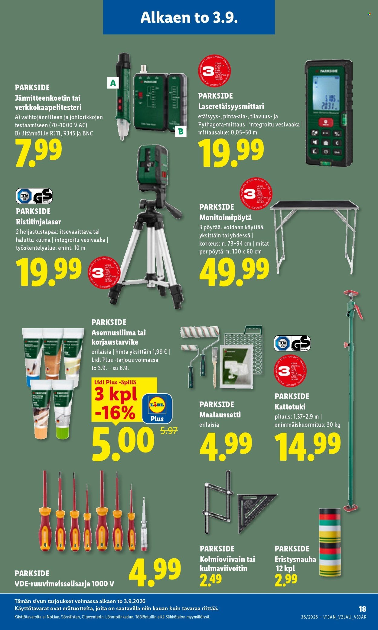 LIDL tarjoukset - PARKSIDE® – You got this!