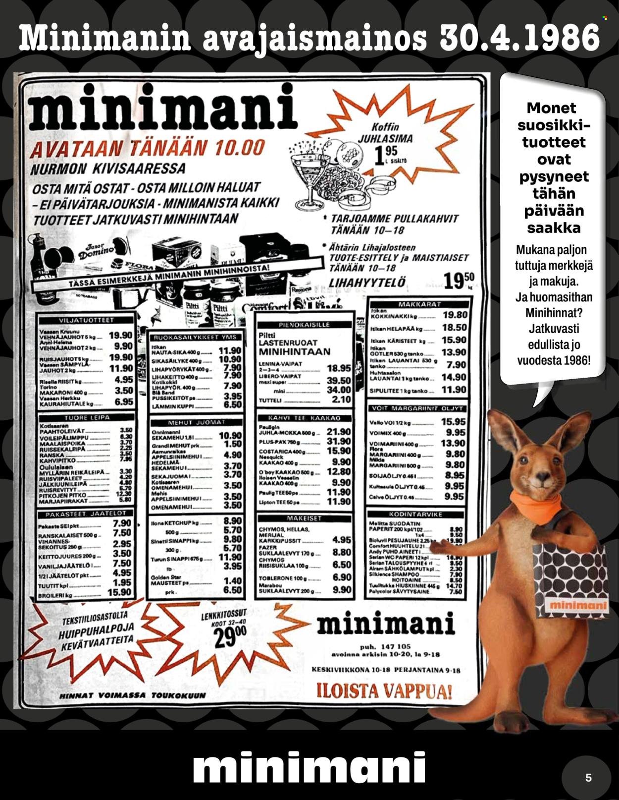 MINIMANI tarjoukset - Alkaen KE 28.1.2026