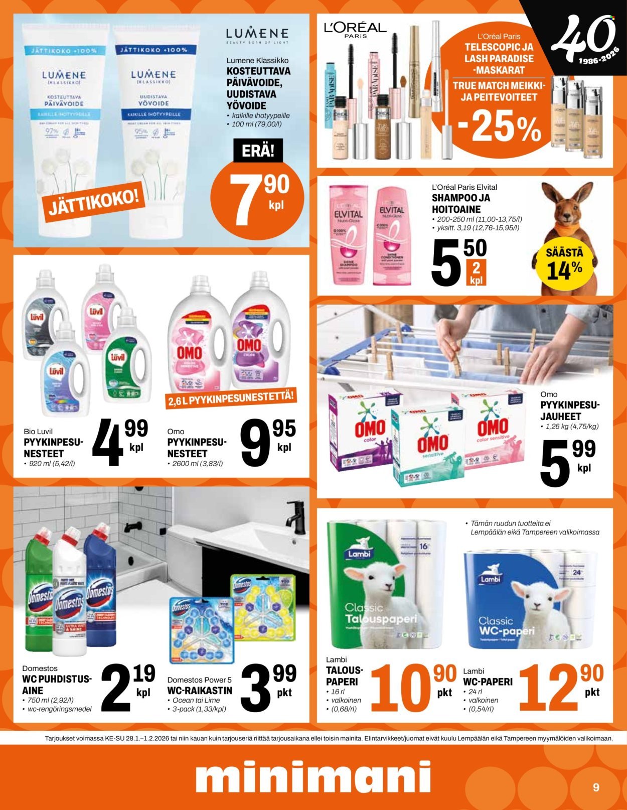 MINIMANI tarjoukset - Alkaen KE 28.1.2026