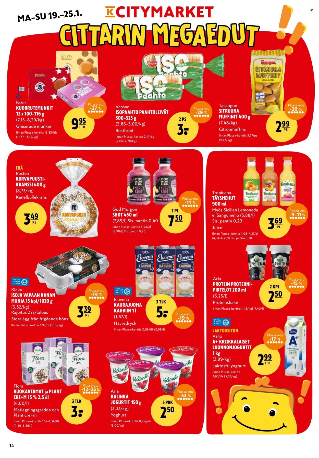 K-CITYMARKET tarjoukset - Alkaen MA 19.1.2026