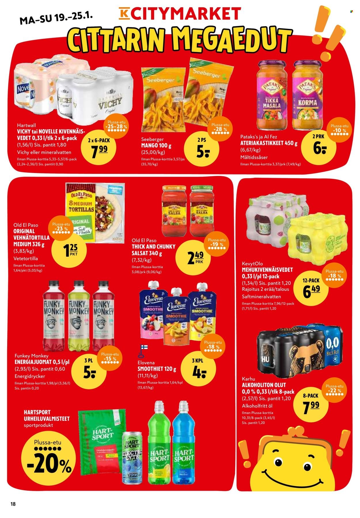 K-CITYMARKET tarjoukset - Alkaen MA 19.1.2026