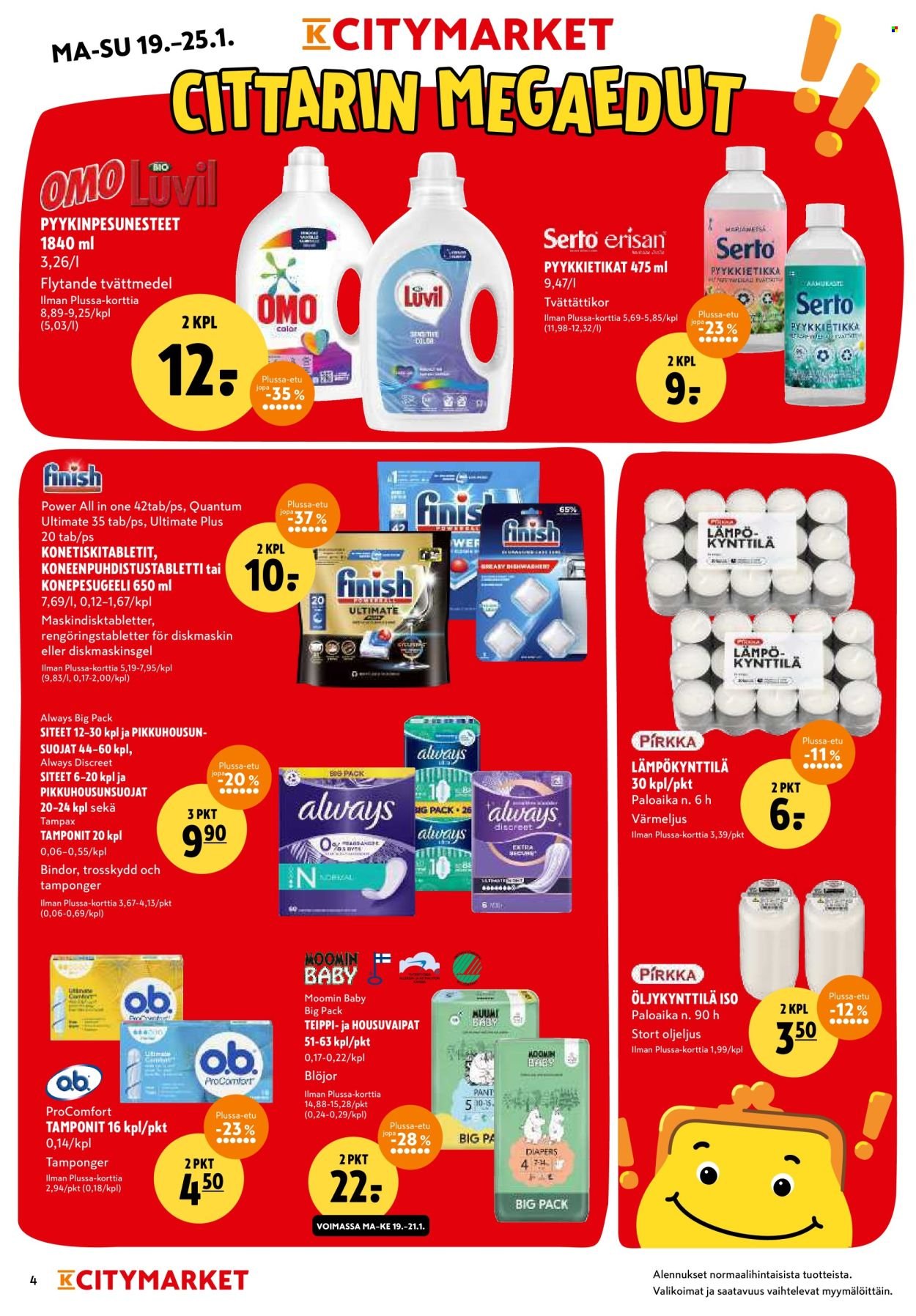 K-CITYMARKET tarjoukset - Alkaen MA 19.1.2026