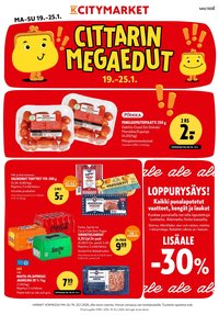 K-CITYMARKET tarjoukset - Alkaen MA 19.1.2026