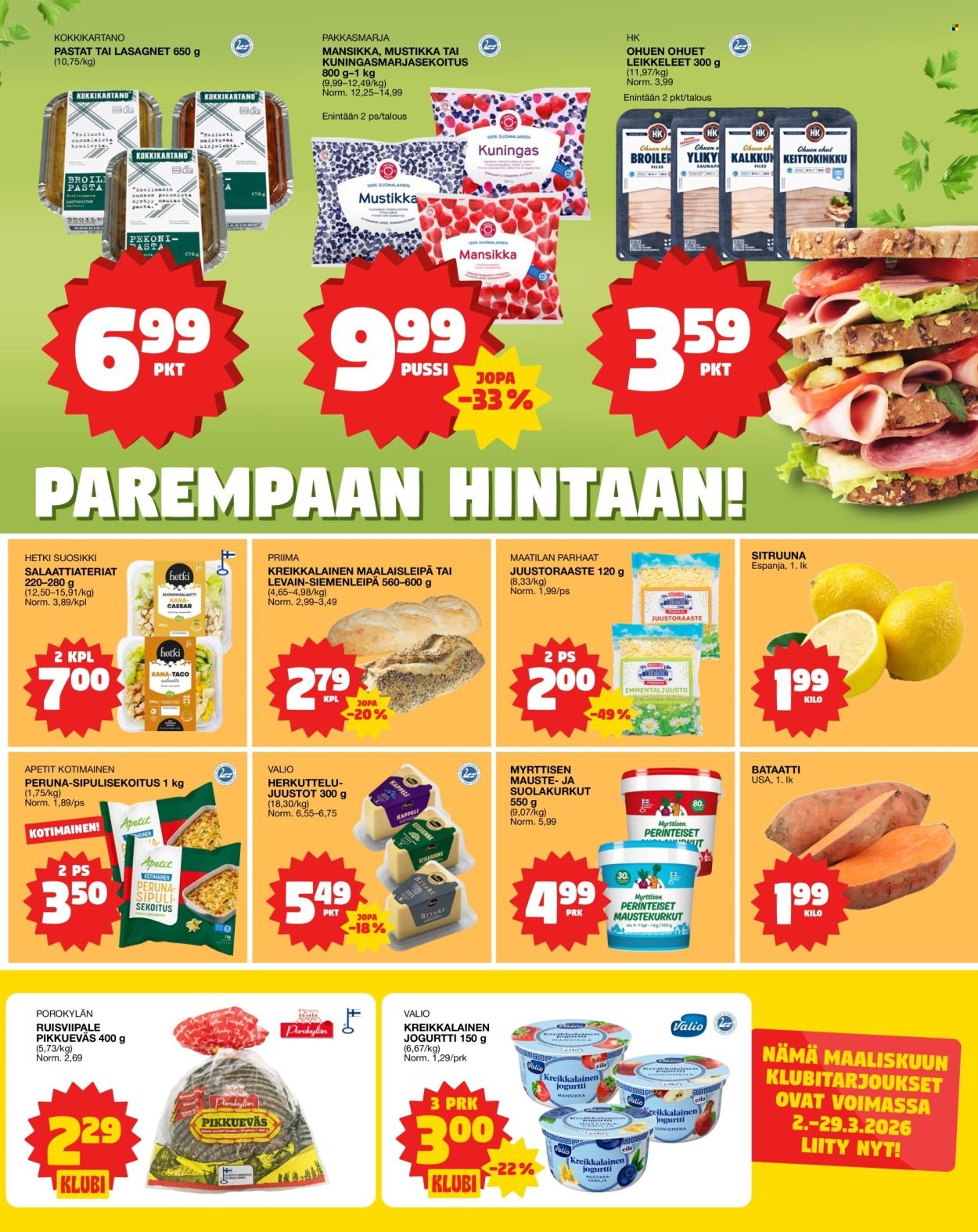 TOKMANNI tarjoukset - Ruokasanomat