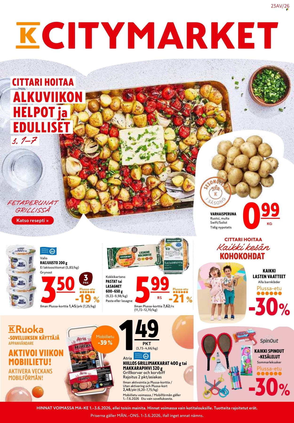K-CITYMARKET tarjoukset - Alkaen MA 1.6.2026