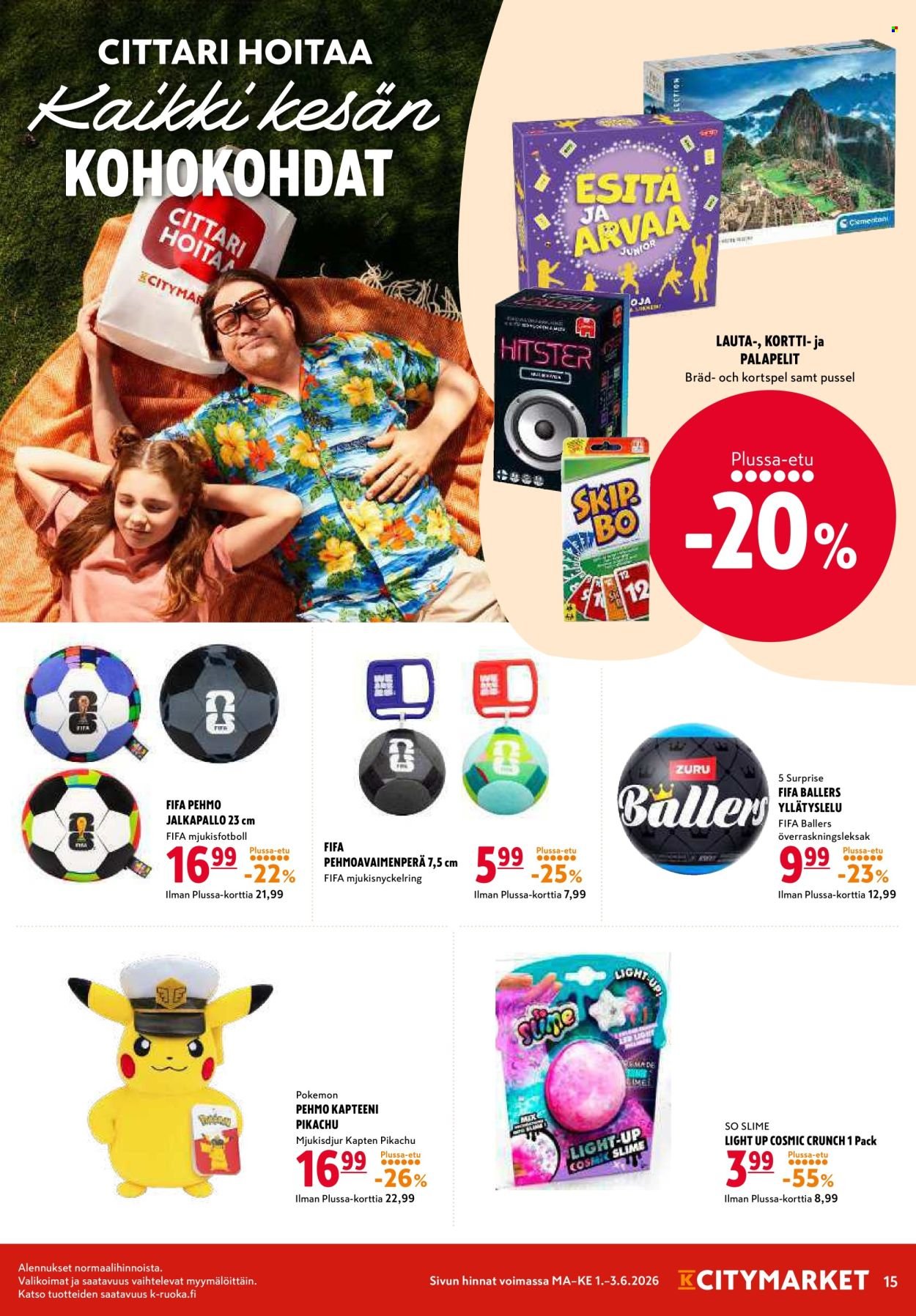 K-CITYMARKET tarjoukset - Alkaen MA 1.6.2026