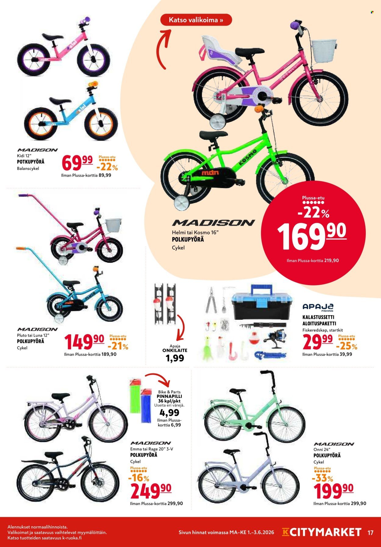 K-CITYMARKET tarjoukset - Alkaen MA 1.6.2026
