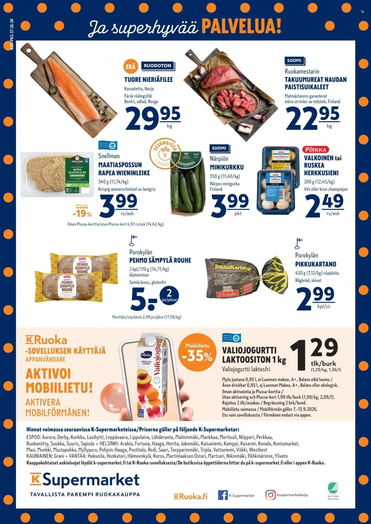 K-SUPERMARKET tarjoukset - Tavallista parempaa ja edullisesti