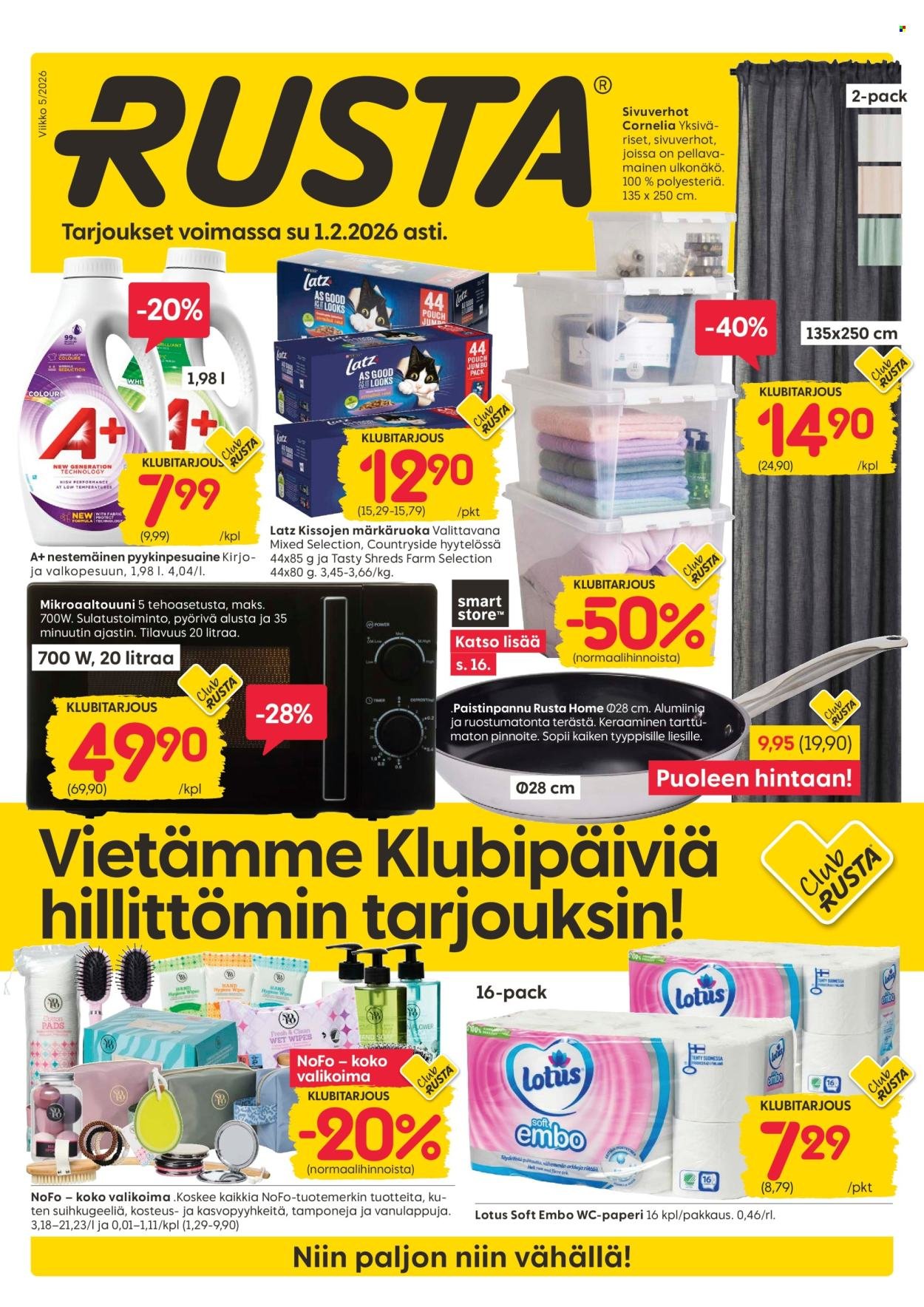 RUSTA tarjoukset - Alkaen MA 26.1.2026