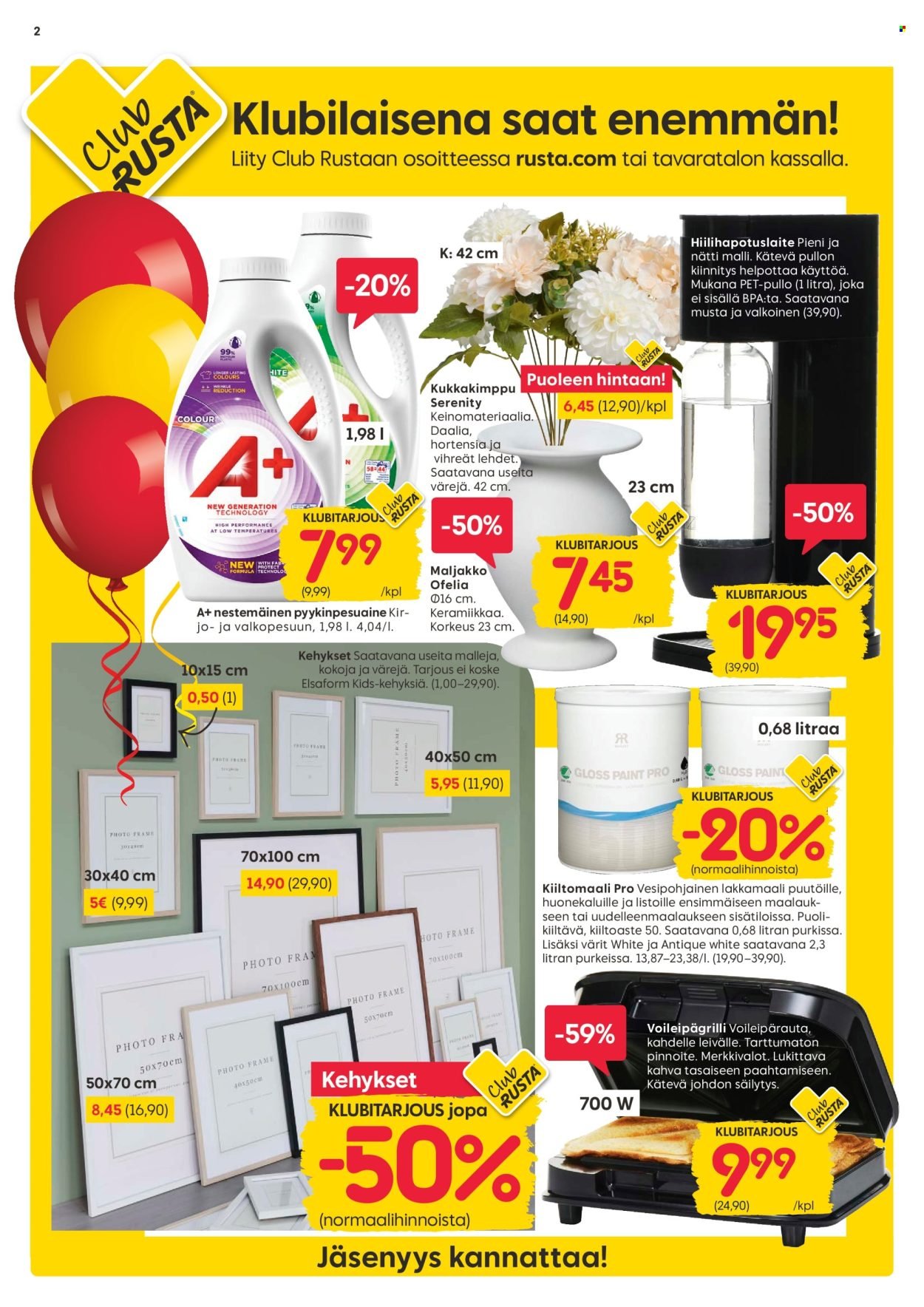 RUSTA tarjoukset - Alkaen MA 26.1.2026