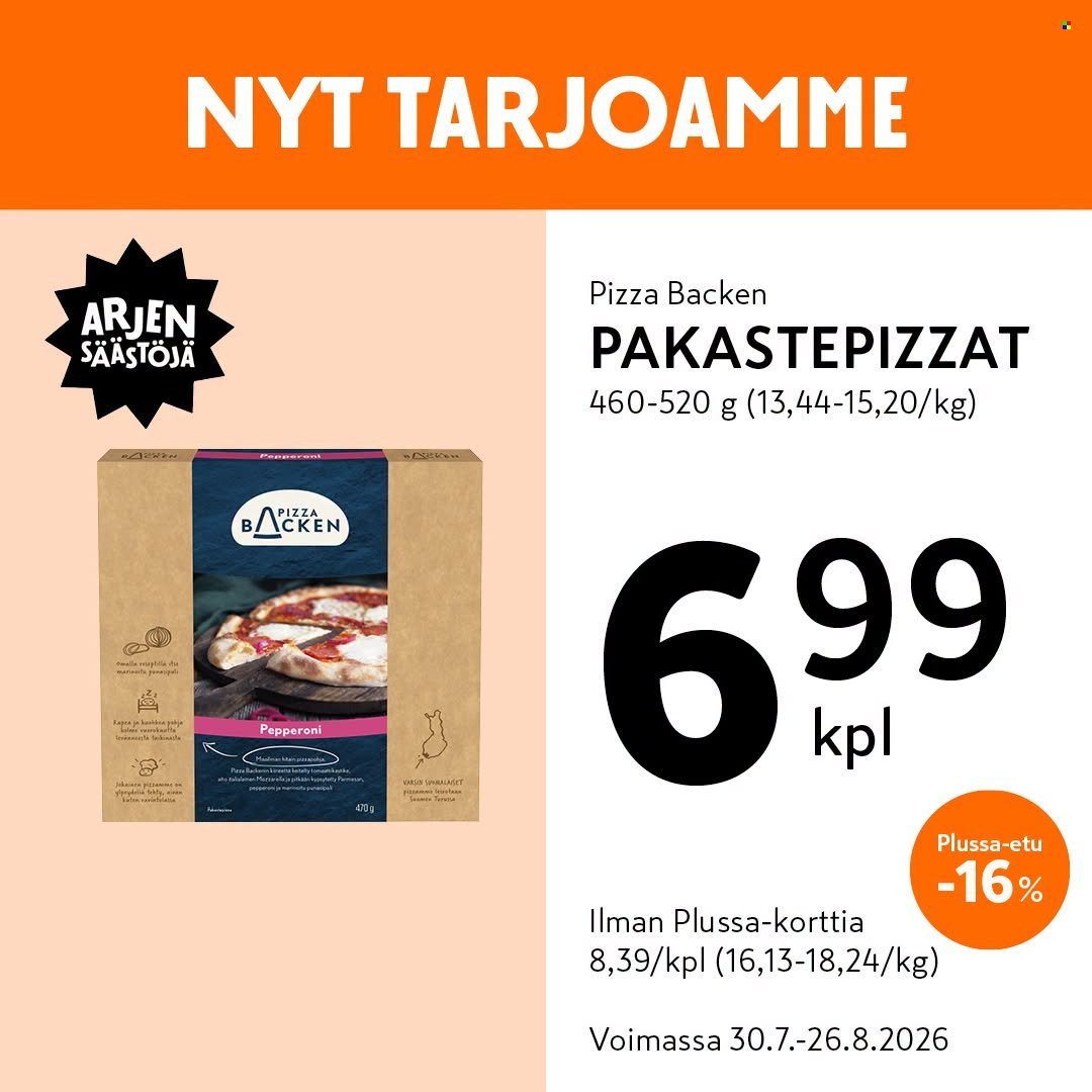 K-MARKET tarjoukset - Alkaen TO 30.7.2026