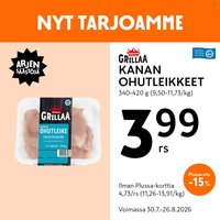 K-MARKET tarjoukset - Alkaen TO 30.7.2026