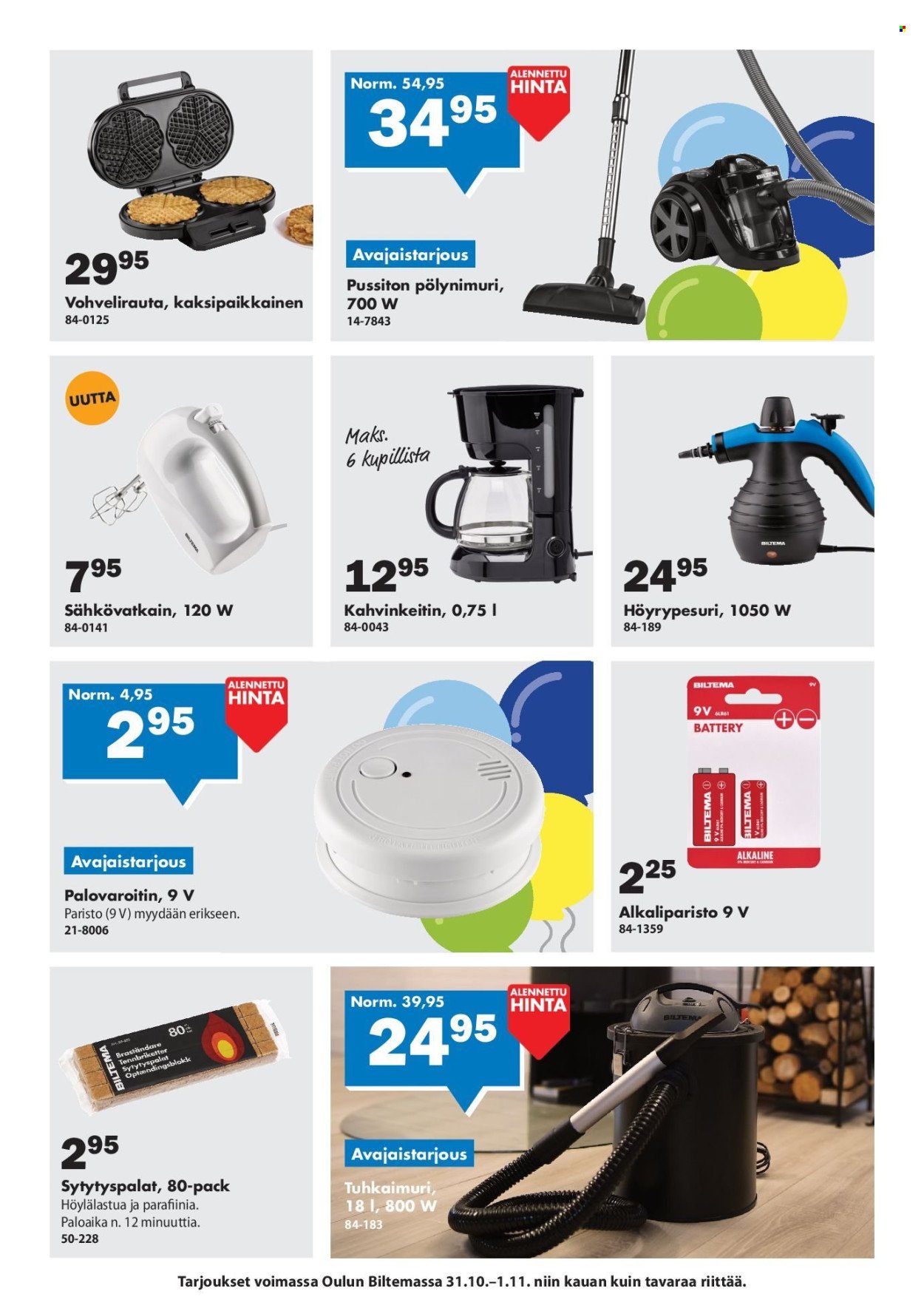 BILTEMA tarjoukset - Alkaen LA 31.10.2026