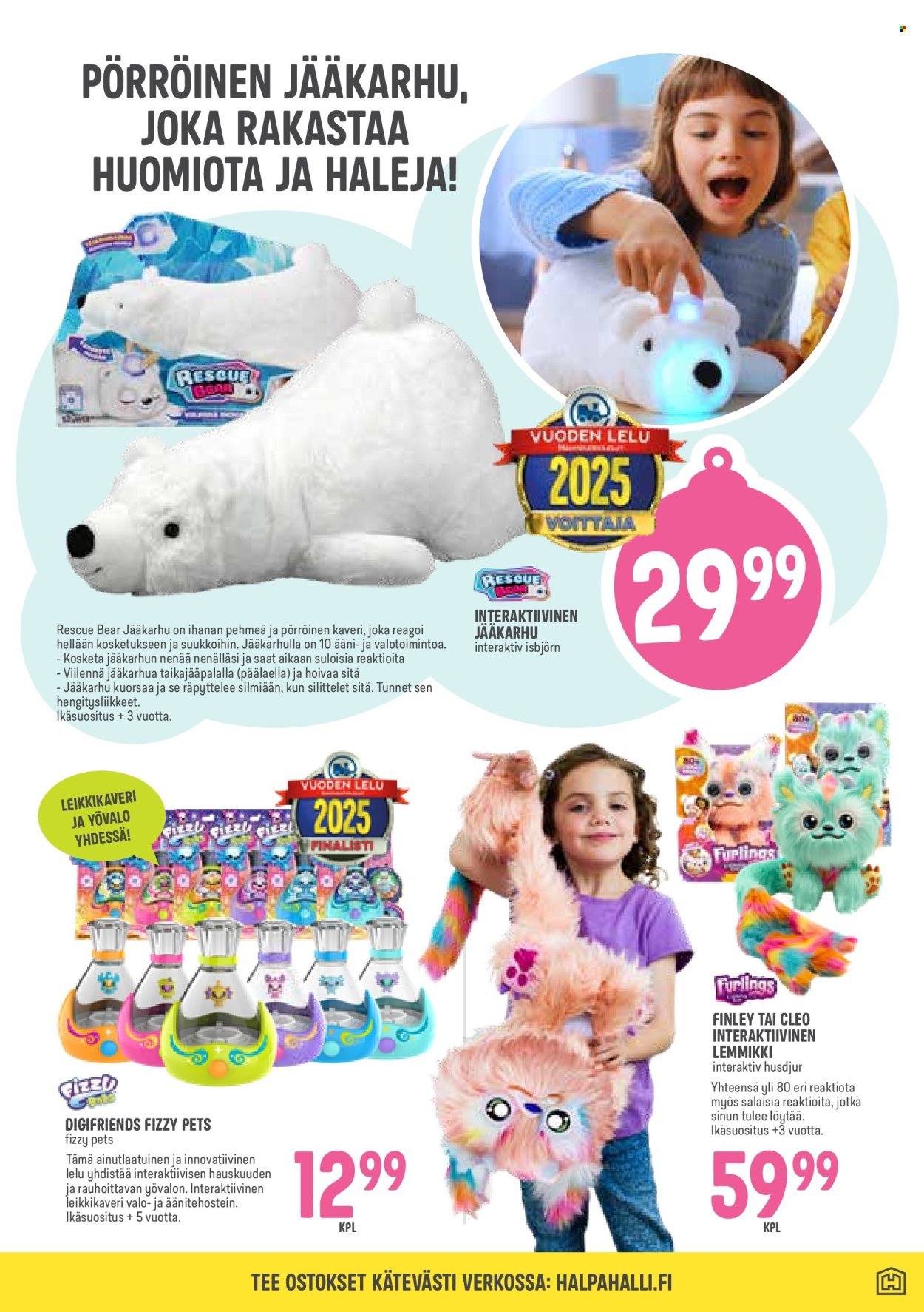 HALPAHALLI tarjoukset - Lelut (2025-11-05 - 2025-11-16)