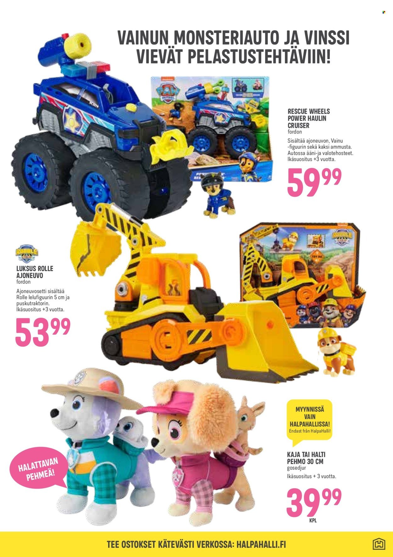 HALPAHALLI tarjoukset - Lelut (2025-11-05 - 2025-11-16)