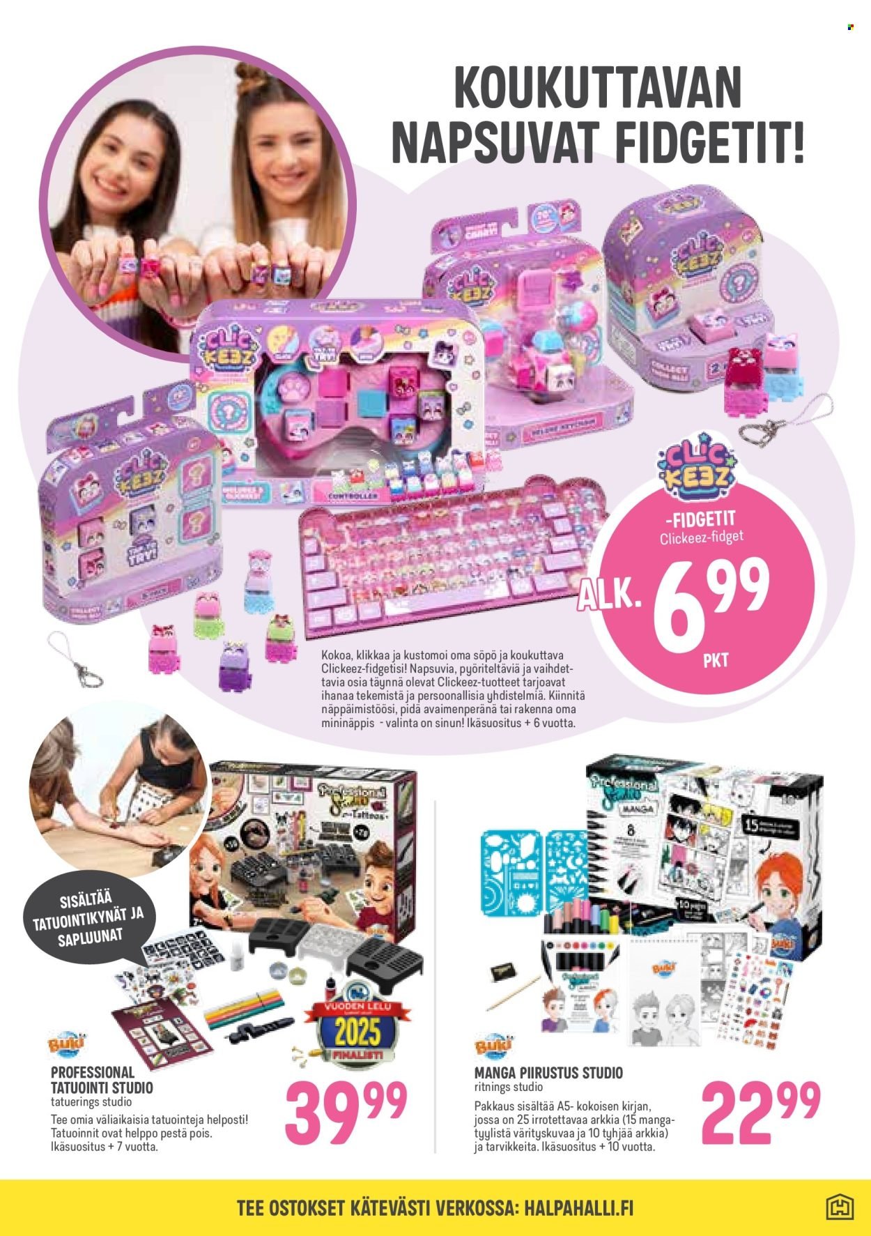 HALPAHALLI tarjoukset - Lelut (2025-11-05 - 2025-11-16)