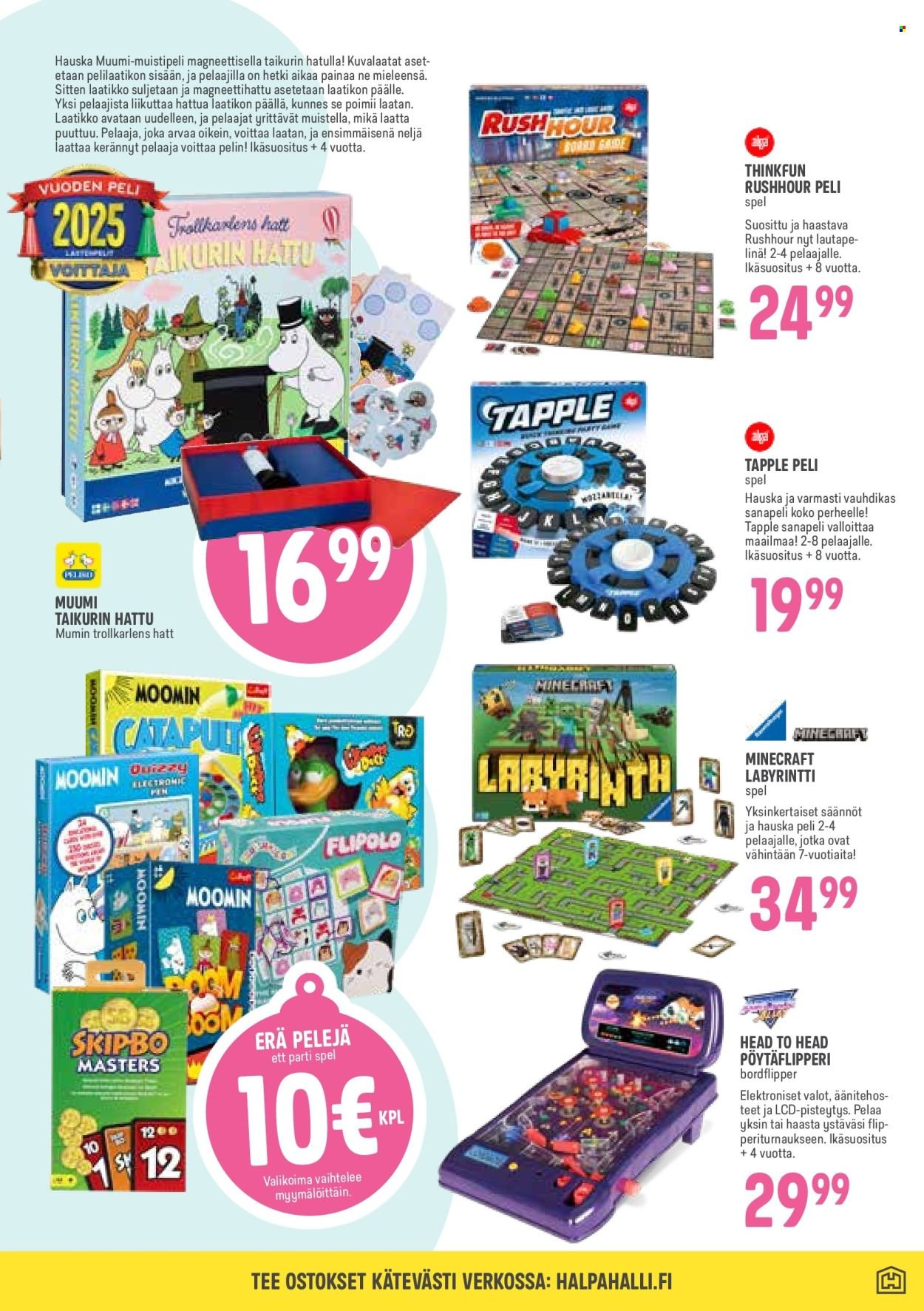 HALPAHALLI tarjoukset - Lelut (2025-11-05 - 2025-11-16)