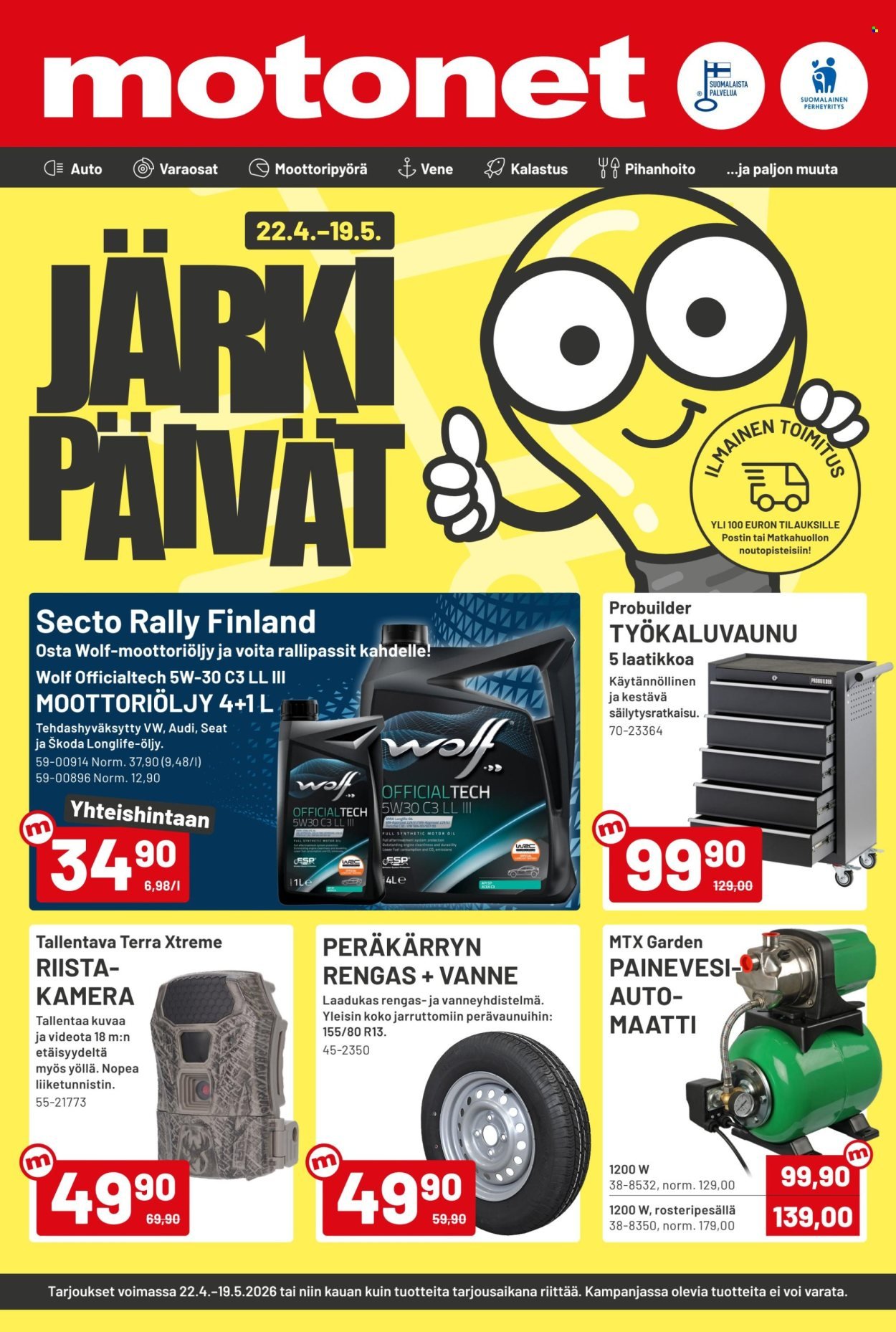 MOTONET tarjoukset - Järkipäivät